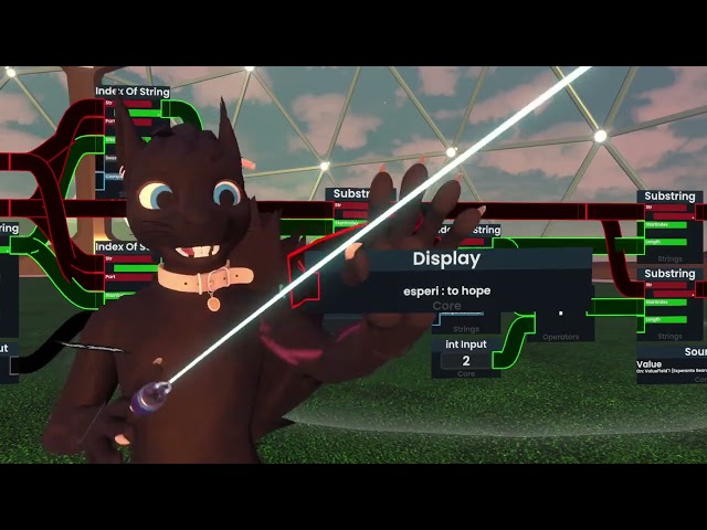 String Manipulation in Resonite: A Walkthrough of String Intensive Code (Esperanto Dictionary Build)