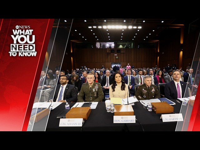 Top U.S. Intelligence Officials Testify on Capitol Hill - What You Need To Know - March 18, 2026