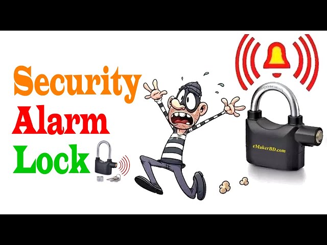সিকিউরিটি এলার্ম লক চোর ধরার তালা | Security alarm Lock Review & Teardown