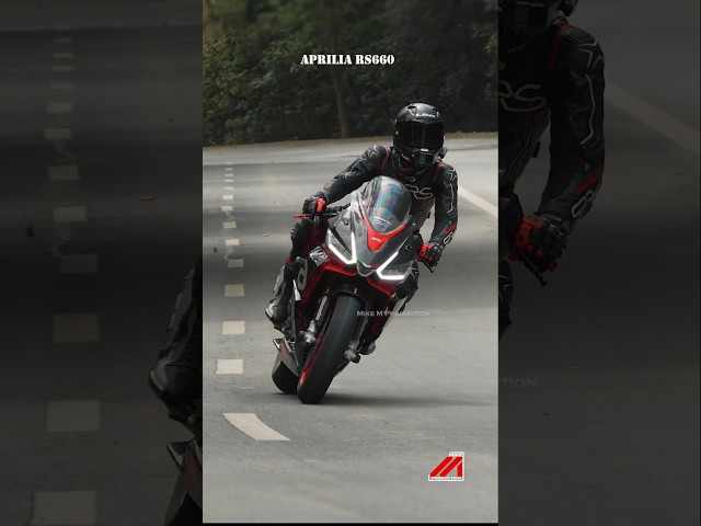 Aprilia RS660 #shorts #rider #motorcycle #sound #bikelife #moto #shortvideo #trending #bike ride fyp
