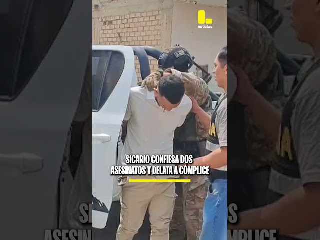 Sicario confiesa dos asesinatos y delata a su cómplice