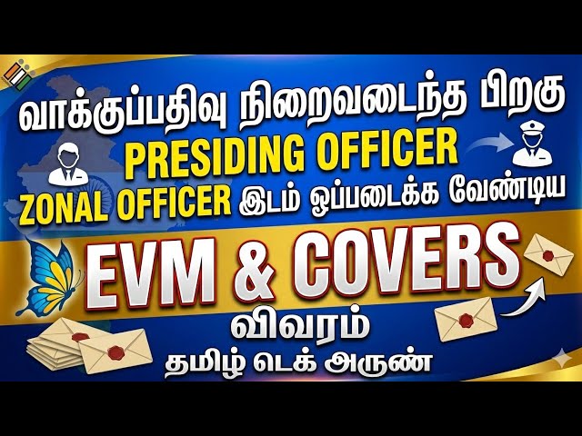 After the completion of the voting, the PRESIDING OFFICER must hand it over to the ZONAL OFFICER.