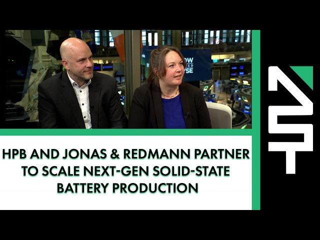 HPB and Jonas & Redmann Partner to Scale Next-Gen Solid-State Battery Production
