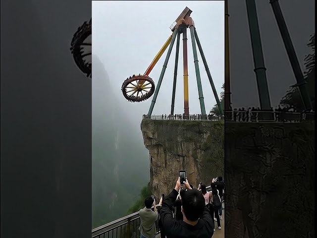 😱 Giant Ride SNAPS MID AIR — Onlookers Run For Their Lives 🏃‍♂️ #shorts #fail #omg