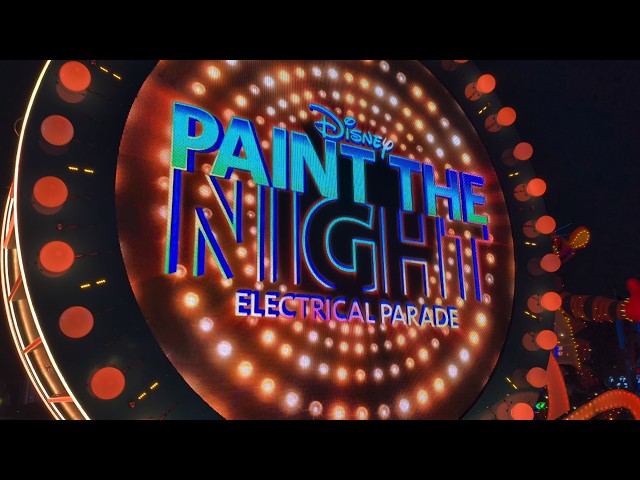 Paint the Night Electrical Parade 4K - Fantasyland - Disneyland Park