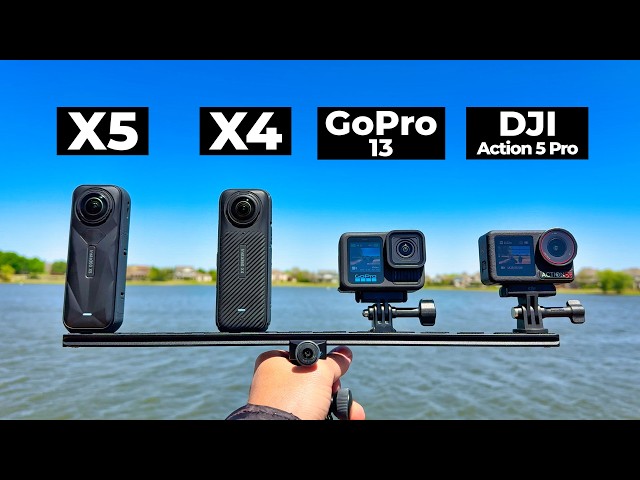 Insta360 X5 vs. X4 vs. GoPro 13 vs. DJI Action 5 Pro