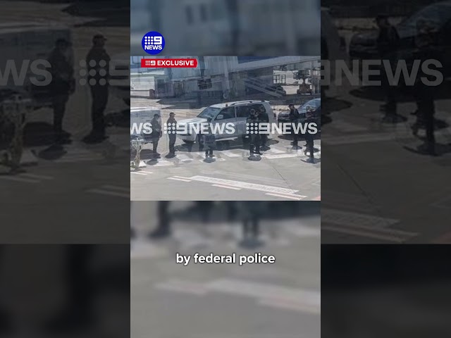 Ben Roberts-Smith Arrested at Sydney Airport | 9 News Australia