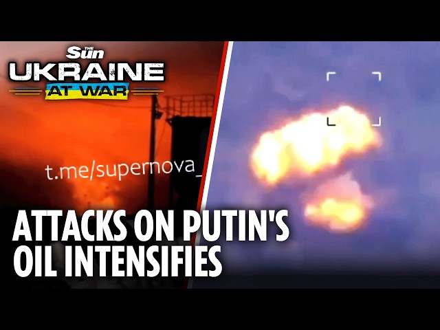 Ukrainian drones target Russia’s key Baltic oil hub again in sustained attacks on Ust-Luga port