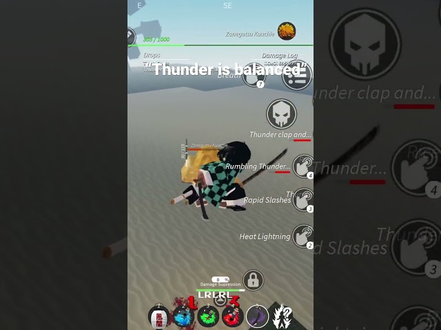 project slayers 1k dmg Thunder combo