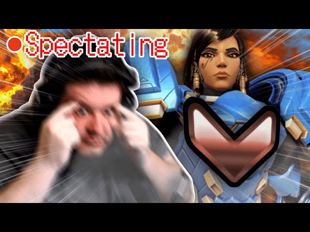 I spectated a Bronze Pharah who NEVER touched her controller in Overwatch