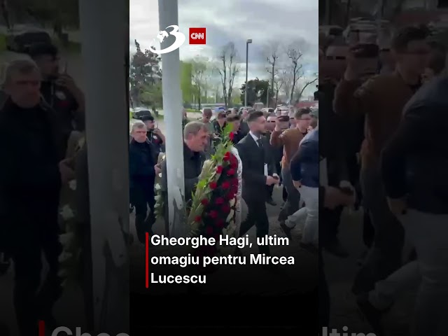 Gheorghe Hagi, ultim omagiu pentru Mircea Lucescu