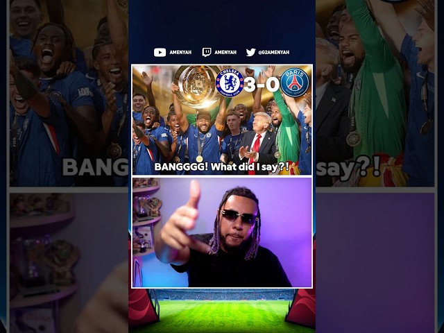 CHELSEA 3-0 PSG! 🏆 I TOLD YOU GUYS! 🤫