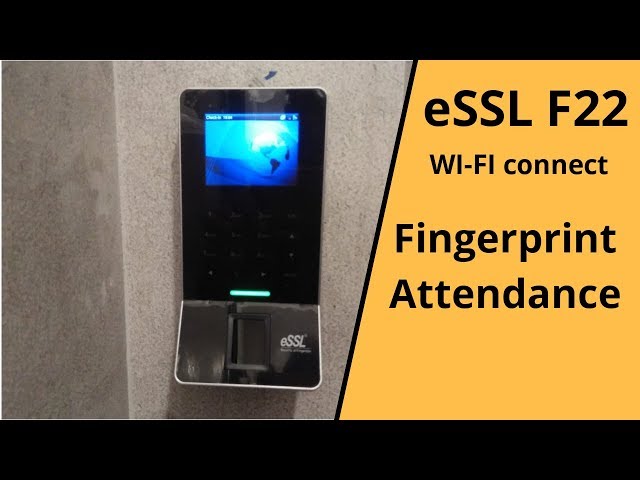 eSSL F22 - Wi-Fi Based Time Attandance & Access Control System | 2020