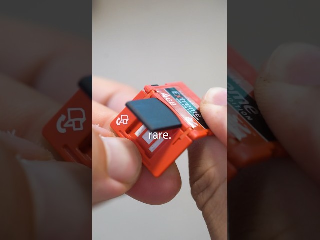 I bought a rare SD card…