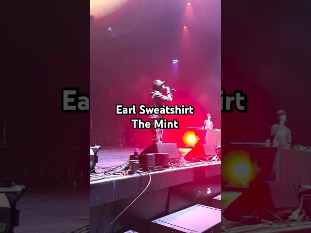 Earl Sweatshirt Performs “The Mint” LIVE 🔥🎤 | Good Vibes Only Tour