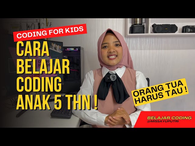 BELAJAR CODING UNTUK ANAK USIA 5 TAHUN KE ATAS || BISA DI BUAT DI RUMAH !