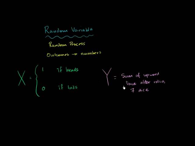 01   Random variables and probability distributions   01   Random variables