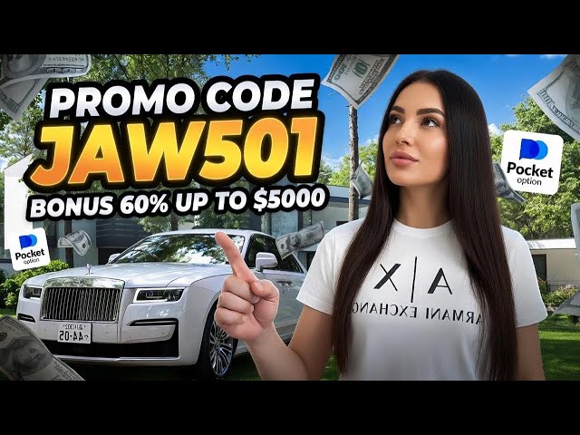 Pocket option promo code . Exclusive promo code - (JAW501) - Bonus 60%. Promo code pocket option