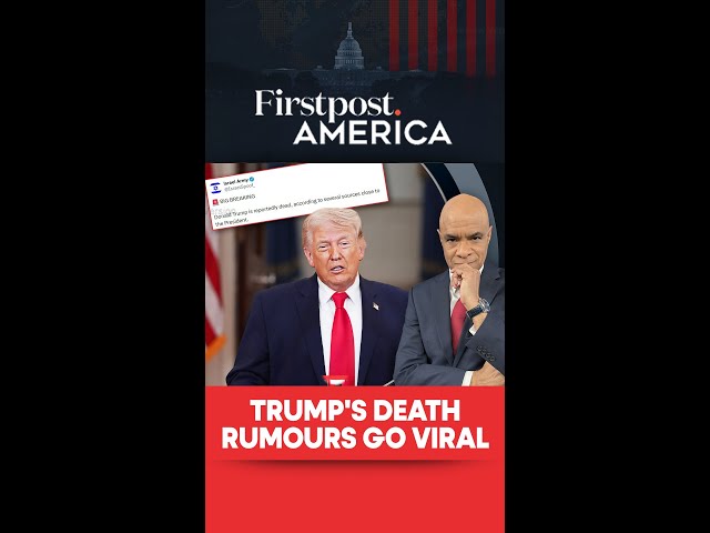 Trump's Death Rumours Go Viral | Firstpost America | N18G