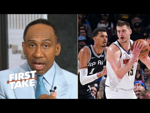 FIRST TAKE | "Wemby isn’t close to Jokic in the MVP race" - Stephen A. on Nuggets beat Spurs in OT