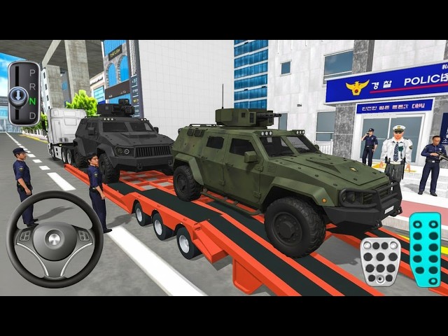 3D Driving Class Simulation -- Funny Police Officer Refuel His Super Car Gas Crazy Driving Gameplay