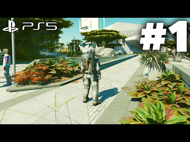 Starfield PS5 Gameplay Walkthrough Part 1 - PS5 Pro Enhanced