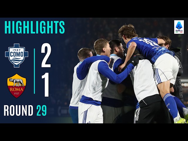COMO-ROMA 2-1 | HIGHLIGHTS | Como Take All Three Points in Race for Europe | SERIE A 2025/26