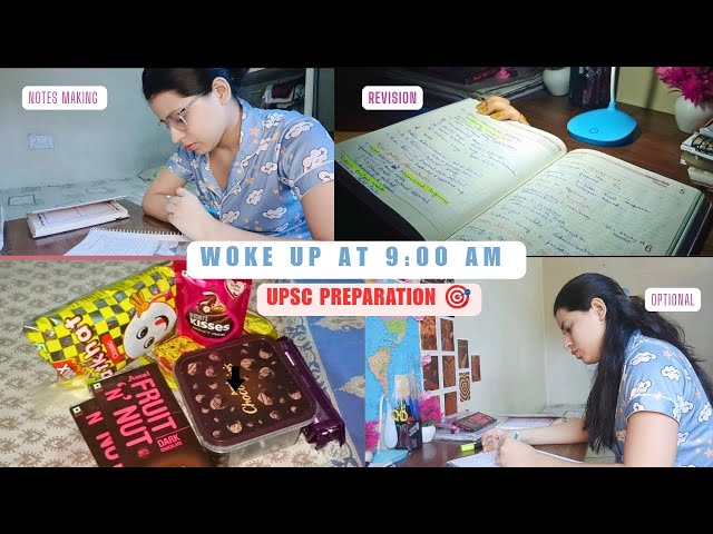 I woke up at 9:00 AM MORNING 🌄| Slow & Steady Study Routine🌸|Trying to maintain Consistency✨
