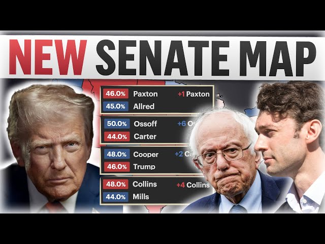 The 2026 Senate Map Based on the LATEST POLLS!