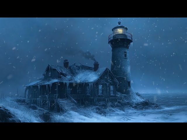 Piercing Snowstorm Sounds ┇Chilly Blizzard Whispers┇ Powerful Snowstorm & Howling Winds for RELAXING