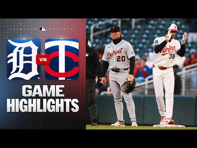 Tigers vs. Twins Game Highlights (4/6/26) | MLB Highlights