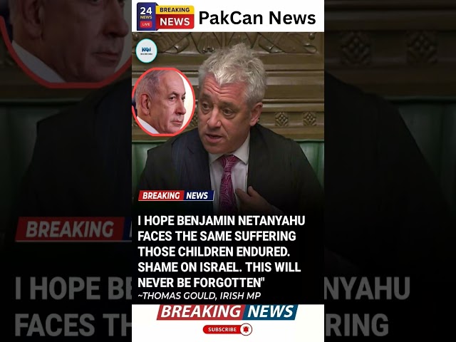 Thomas Gould Slams Benjamin Netanyahu Over Gaza Crisis | PakCan News