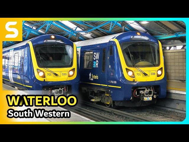 AN HOUR of Trains at London Waterloo (SWML) 30/10/2025