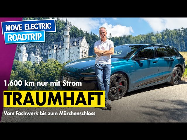 1.600 km Roadtrip im Audi A6 Avant e-tron – Dinkelsbühl & Neuschwanstein im Sommer