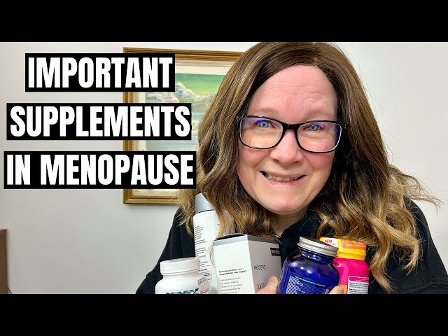 7 Supplements women in menopause should take to feel their best.