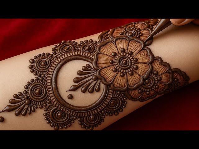 Very Easy Stylish Mehndi Design||New Arabic Mehandi Designs||Mehndi Design Simple Arabic||Mehndi 