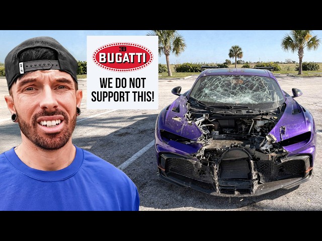 BUGATTI RESPOND TO ME REBUILDING A WRECKED CHIRON PURSPORT