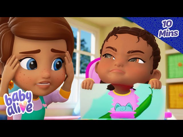 Yes Yes, Babies Eat Healthy Vegetables 🥦🥕 Baby Alive ⭐️ | Healthy habits for kids | Kids Cartoon