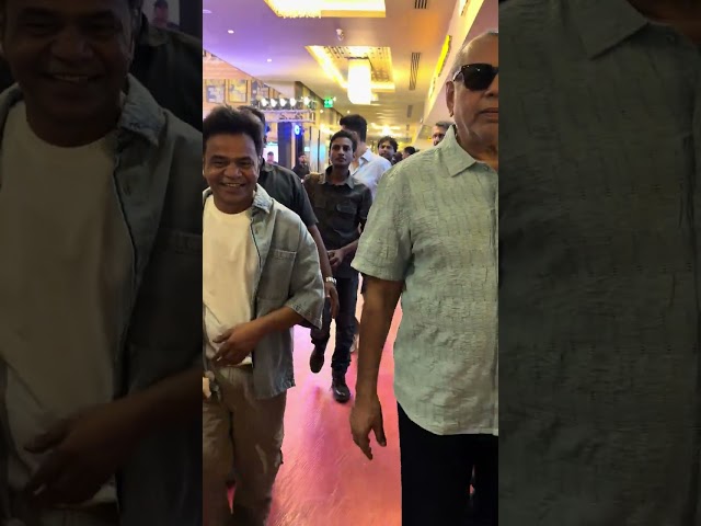 Actor Rajpal Yadav & Paresh Rawal At The Trailer Launch Of Bhooth Bangla