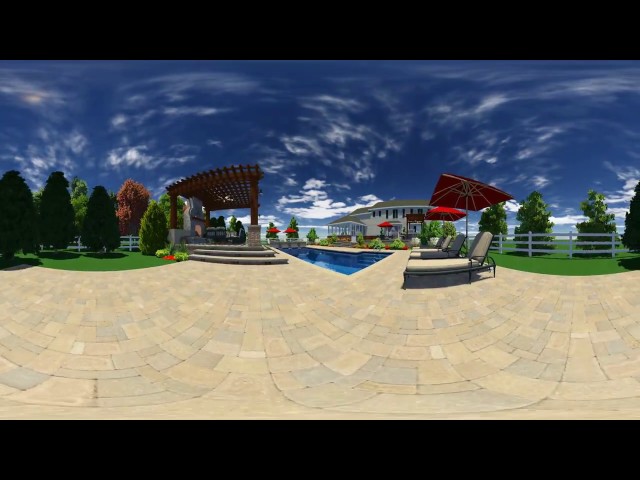 Custom outdoor living pace by Doyle Pools