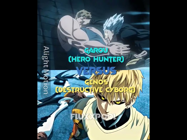 Garou vs Genos #garou #genos #onepunchman #opm #anime