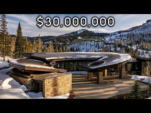 TOURING A FUTURISTIC Mansion In The Mountains