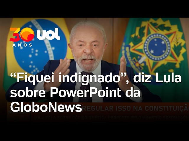 Lula criticizes GloboNews' PowerPoint presentation on the Banco Master case: 'This is anti-journa...
