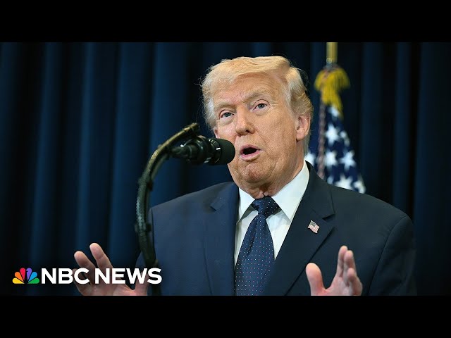 LIVE: Trump holds a news conference as the Iran war continues | NBC News