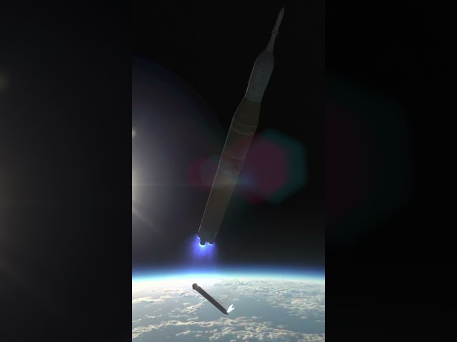 Artemis 2 Boosters Separate Successfully #nasa #space #artemis #hdr
