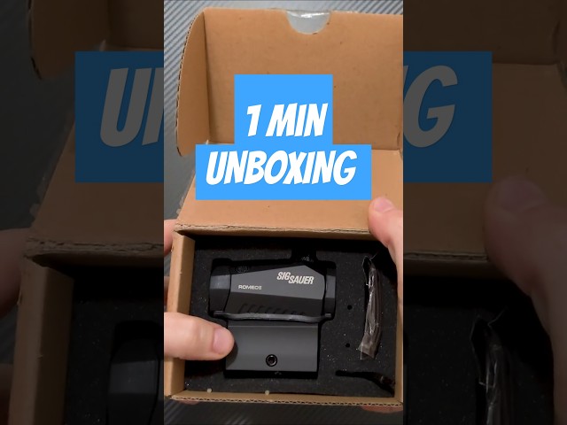 FAKE?! Sig Romeo 5 Red Dot Unboxing: Best Budget Rifle Optic?