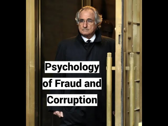 Psychology of Fraud and Corruption (Criminology Intro in CIAPS, Cambridge, UK)