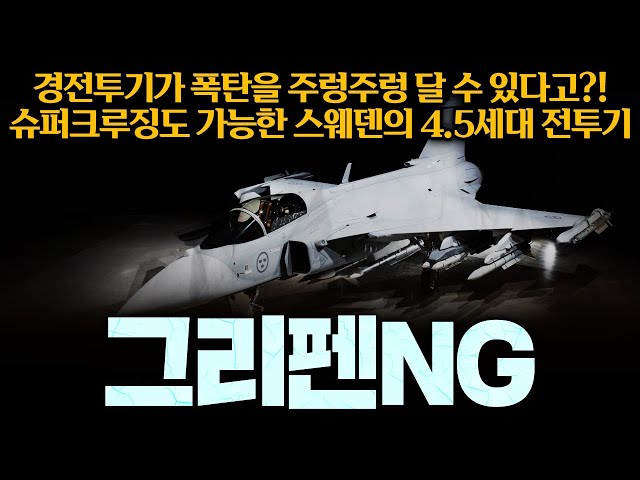 Small but strong, Sweden's latest 4.5 generation fighter! Gripen NG