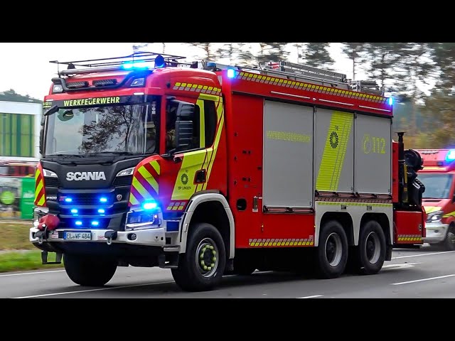 [VOLLALARM WERKFEUERWEHR BP LINGEN] - Alarmierung & Einsatzfahrten WF & Freiwillige Feuerwehr LINGEN