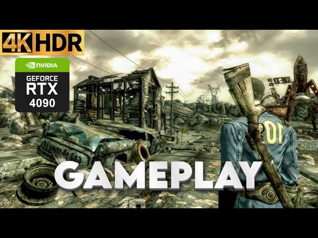 Fallout 3 | Ultra Settings 4K HDR Gameplay (RTX 4090M)